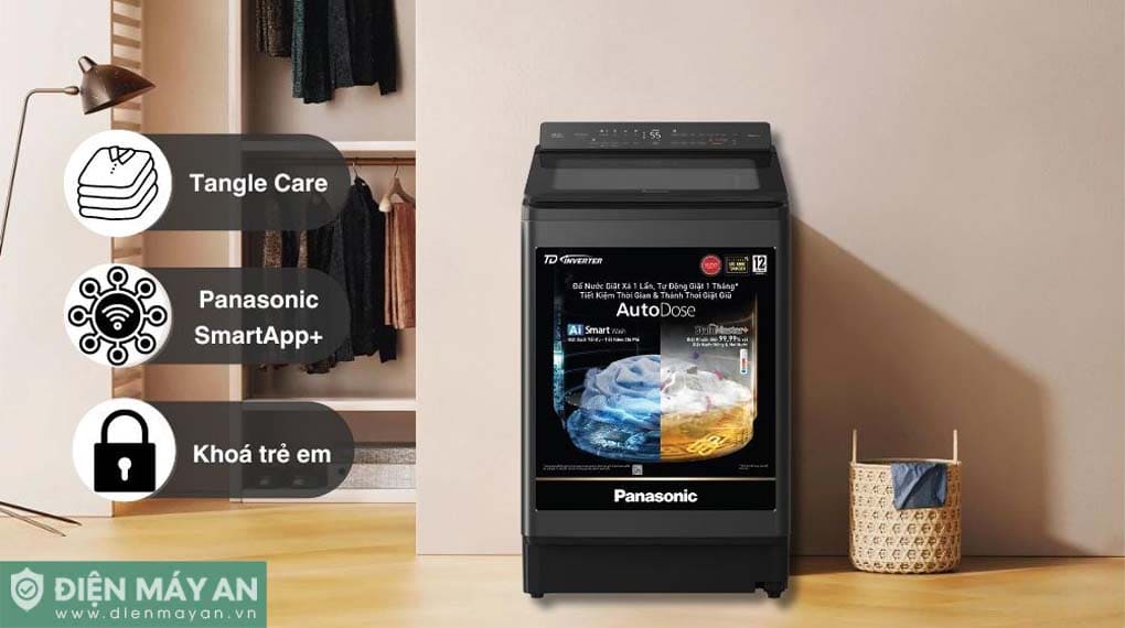 Máy giặt Panasonic Inverter 18 kg NA-FD180W3BV